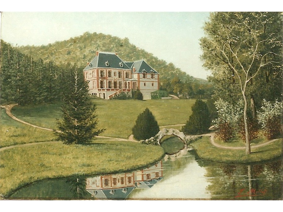 Chateau Blandin- painting 