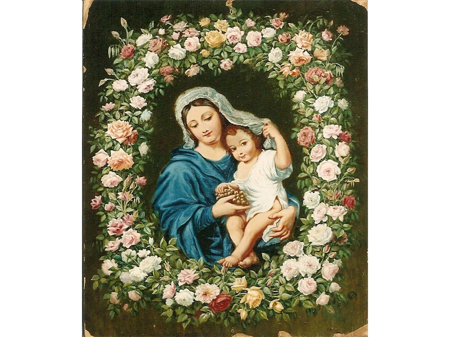 Jesus in Mary's Arms-painting