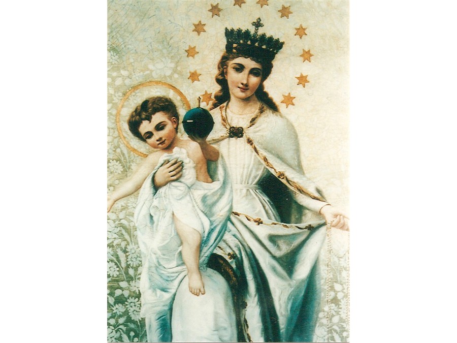 Mary, Queen of the Universe 1890 painting 