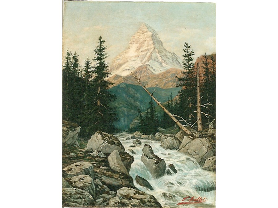 The Matterhorn painting